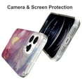 thumbnail image 5 of iPhone 13 Pro Case,Dteck Shockproof Rubber Marble Pattern Bling Glitter Cover Lightweight Protective Back Phone Case for Apple iPhone 13 Pro 6.1-inch,#01, 5 of 6
