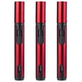 thumbnail image 1 of Encendedores a Prueba de Viento StickTorchRed 3 Pzas Rojo Recargable Metal Gas Butano., 1 of 1