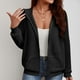 thumbnail image 5 of Chaqueta deportiva,Cárdigan informal con capucha para mujer, sudadera de manga larga con cremallera y bolsillo, poliéster, para uso diario, sopatenor, 5 of 9
