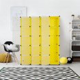 thumbnail image 3 of Costway DIY 20 Cube Armoire de Rangement Armoire de Rangement Portable W / Portes, 3 of 10