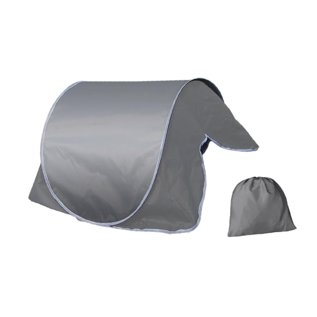 Mini toldo de playa con sombra, toldo automático plegable personal, toldo instantáneo para Gris