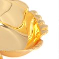 thumbnail image 2 of Jewelry Tray Elegant Swan Zinc Alloy Simple Lines Fine Plating Glossy Durable Fadeless Widely Used Gold Leaf Tray, 2 of 3