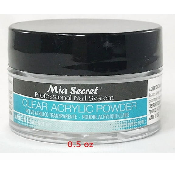 Mia Secret Clear Acrylic Nail Powder 0.5 oz (PL410-C)