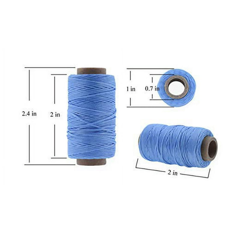 8 Colors Waxed Thread 150D Leather Sewing Wax Thread Cord for Leather Craft  DIY Stitching Bookbinding Hand Sewing Bracelets Handcraft Polyester Sewing