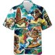thumbnail image 3 of Nuevas camisas hawaianas con estampado Tiki 3D para hombres, camisa retro para hombres, ropa informal holgada para hombres, nueva moda 2024, camisa de manga corta para hombres, 3 of 5