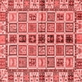 thumbnail image 1 of Ahgly Company Indoor Square Oriental Red Modern Area Rugs, 7' Square, 1 of 4
