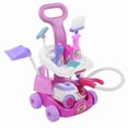 thumbnail image 3 of Juego de limpieza del hogar, juego de simulación de barrido para preescolar, juguete educativo para niños, color rosa, 3 of 14