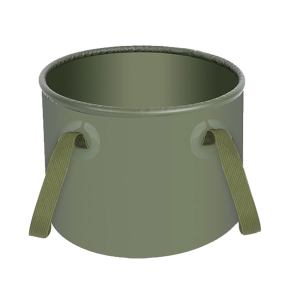 Advancent Cubo de agua plegable, contenedor de almacenamiento de pesca portátil de plástico, accesorio de lavabo para limpieza, caza, Camping, Pescar