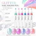 thumbnail image 5 of Nail Polish Pen Set, 6 Colors Air Dry Nail Art Pens, No Lamp Needed, Manicure Pens for Adults Teens Home Nail Art & Daily Nail Decoration, 5 of 5