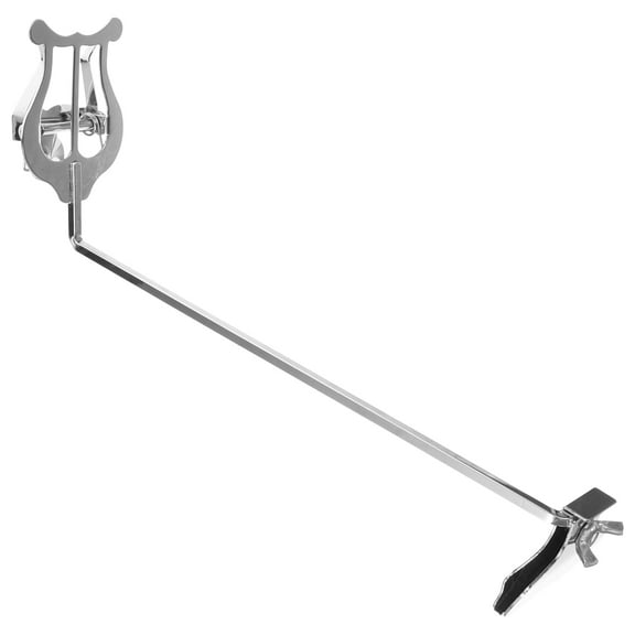 Worgeous  Saxophone Music Folder Lyre for Trumpet Trombone Flip Silver