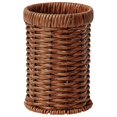 thumbnail image 1 of Hand Woven Imitation Rattan Cutlery Holder Woven Cutlery Basket Kitchen Utensils Organizer, 1 of 4