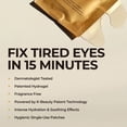 thumbnail image 5 of HOMMEFACE 24K Golden Hour Eye Mask Set, Korean Under Eye Gel Patch with Collagen, Peptides & Pure Gold for Dark Circles, Puffiness & Wrinkles, 6ct, 5 of 9