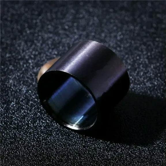 18MM Black/Silver Brushed Band Men's Titanium Steel Wedding Party Ring Size 6-14