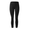 thumbnail image 3 of WTXUE Yoga Pants Women, Leggings With Resistance Bands Built In Sports Waist Yoga Stretch With Pockets Ladies Pants Fitness Sexy, Full-Length, Black, 3 of 6