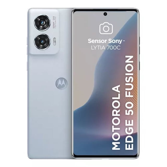 Smartphone Celular Motorola Edge 50 Fusion 12GB RAM 512GB Almacenamiento Liberado Nuevo Marsmallow Blue