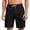 Black, variant on SBYOJLPB Shorts for Men's Casual Solid-Color Stretch Waist Pocket Work Pants Shorts