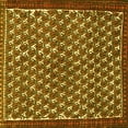 thumbnail image 1 of Ahgly Company Indoor Square Persian Yellow Traditional Area Rugs, 5' Square, 1 of 4