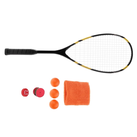 Aluminum Alloys Frame Squash Racquet Professional Beginner Squash Racket Ergonomic Grip Squash Training Paddles Enduring