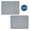 Gray, variant on SELIBRE 2-Piece Kitchen Sink Mat, Fast Drain PVC Protector, 11.8 x 15.7 in, Clear Black