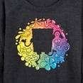 thumbnail image 3 of SpongeBob SquarePants - SpongeBob Silhouette Lightweight French Terry Wide Neck Long Sleeve Graphic Shirt, 3 of 6