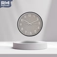thumbnail image 2 of Reloj Análogo de Pared Innovador Diseño negro, 2 of 7