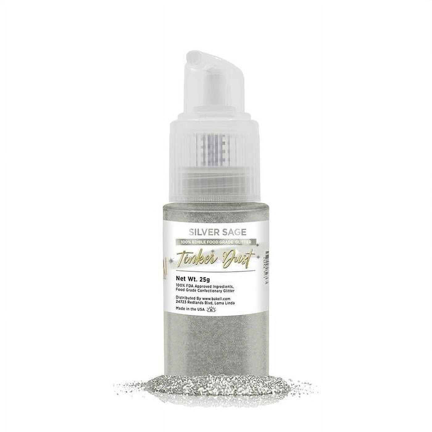 Silver Edible Glitter Spray Pump - The Peppermill