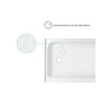 thumbnail image 6 of Elegant Kitchen & Bath STY01-L6036 60 x 36 in. Single Threshold Shower Tray Left Drain, Glossy White, 6 of 10