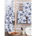 thumbnail image 2 of Navy Blue Coastal Kitchen Dish Towels for Drying Dishes Set of 3, Coral Starfish Seaside Summer Beach Waffle Weave Microfiber Hand Tea Bathroom Towels Quick Dry & Absorbent Towel 15.7x23.6, 2 of 7