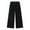 Black, variant on Jeans Men Loose Wide Leg Comfortable Flared Denim Jeans Baggy Solid Color Retro Men Pants
