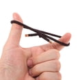 thumbnail image 4 of Unique Bargains 1 Pc Classic Knotted Style Hair Rope Hair Scrunchies Black, 4 of 5