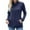 Blue, variant on JGGSPWM Womens Drawstring Pocket Waffle Knit Sweaters Cozy Jumper Turtleneck Sweaters Flattering Pullover Long Sleeve Knit Sweater Black XL