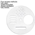 thumbnail image 4 of Ejoyous 5 Pcs Ruches Rondes en Acier Inoxydable Porte de Nid Outils d'Apiculture, Outils d'Apiculture, Portes de Nid Ruches Rondes, 4 of 7