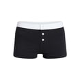 thumbnail image 3 of No Boundaries Women's Cotton Jersey Boyshort Panties, Sizes XS-XXXL, 3 of 5