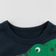 thumbnail image 3 of Gibobby blusas aesthetic Camisetas de cuello redondo de manga corta con dinosaurio de dibujos animados para niños pequeños y bebés, camisetas, ropa para niños(Azul marino, 6-7 Años), 3 of 5