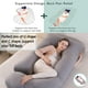 thumbnail image 2 of Almohada de embarazo Eccn en forma de U para todo el cuerpo con funda extraíble, 2 of 6