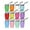 6 Pack Mix Colors, variant on 3oz DIY Blank Sublimation shot glass Tumbler double insulated with stainless straw