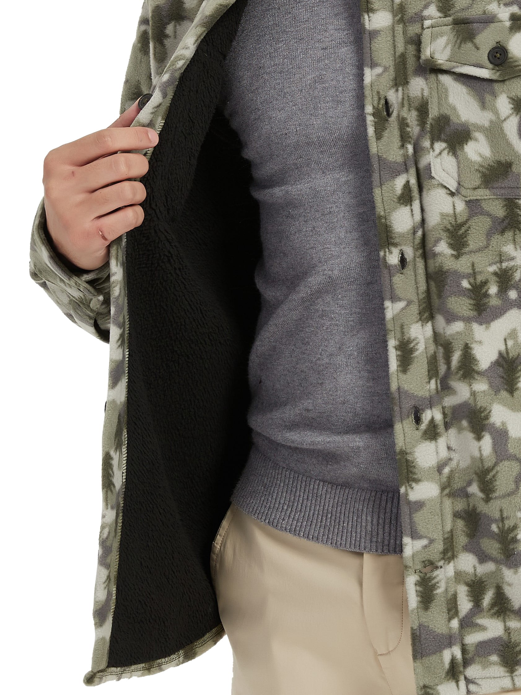 HCO FLEECE BUTTON UP