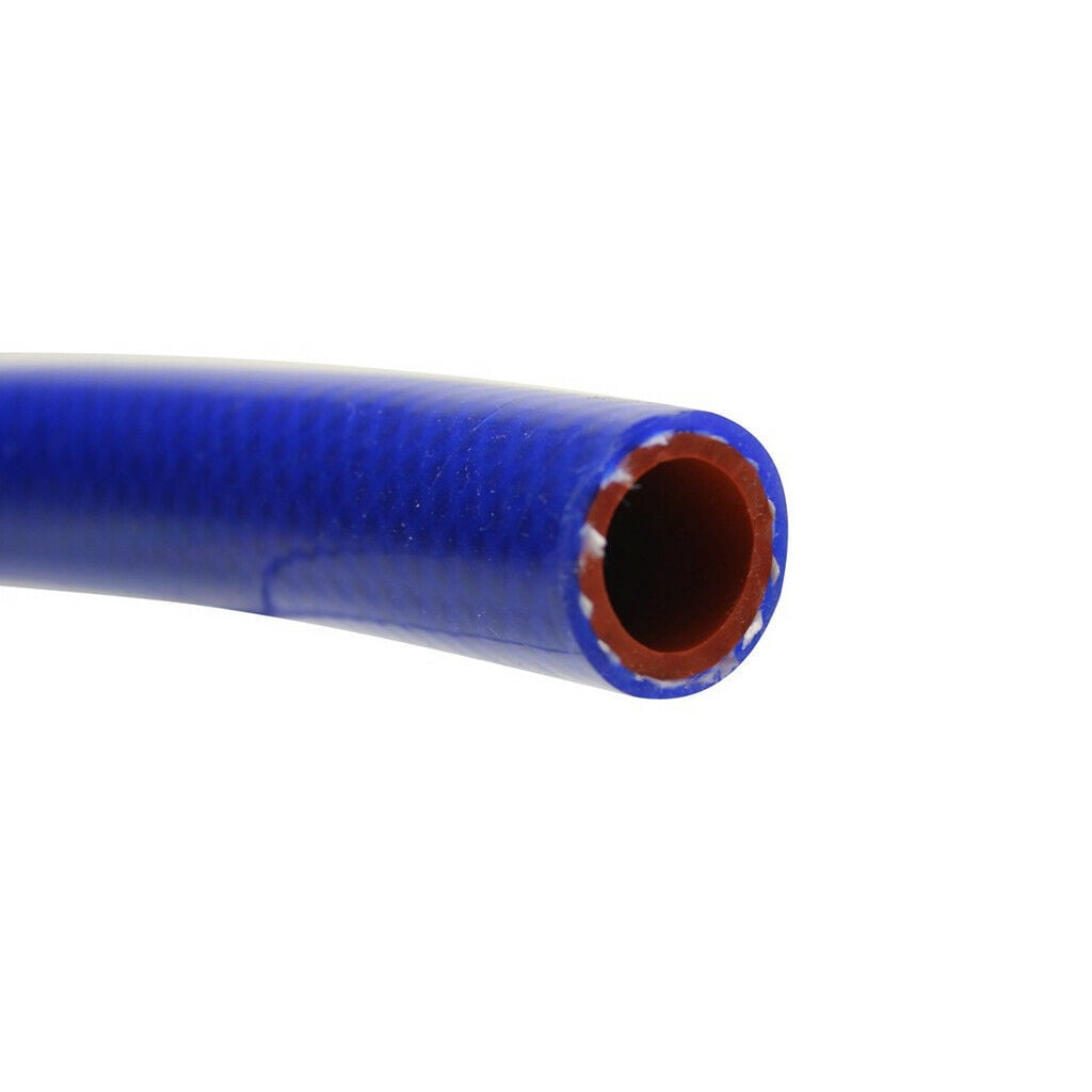 HPS HTHH-100-BLUEx50 1" ID 50 Feet Roll 1-ply Blue Silicone Heater Hose
