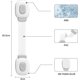 thumbnail image 2 of Bloque de seguridad para puerta de bebé, 6 piezas, bloques de cajones, pestillos de armario y seguridad para frigorífico, protección para armario infantil para el hogar, 2 of 5