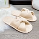 thumbnail image 1 of Las mujeres se deslizan en zapatillas cómodas casa arco bandas cruzadas diapositivas zapatillas antideslizantes DQrwqpou  Tenis De Mujer Tenis De Hombre, 1 of 8