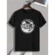 thumbnail image 3 of Camiseta informal de manga corta con cuello redondo y estampado de letras VANDELAY para hombre, de verano, moderna, cómoda y versátil, ideal para el día a día. Para adultos, hombres, mujeres, adolesce, 3 of 6