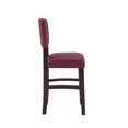 thumbnail image 3 of Tabouret de comptoir rouge Benson, 3 of 8