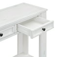 thumbnail image 5 of EUROCO Storage Solid Wood Console Table, Antique White, 5 of 8