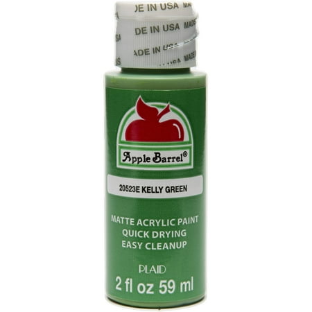 plaid barrel matte acrylic kelly oz finish apple craft paint