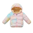thumbnail image 6 of XEGLSBU Girls Winter Coat Size 12-14 Girls Down Coat Winter Warm Jacket with Thick Hoodless Outerwear for Toddlers and Kids Cozy Thermal Insulated Light Pink Size 5-6 Years, 6 of 6