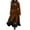 1-Brown, variant on YAYUBA Women's Business Casual Notch Lapel Wool Coat Double Dressy Long Winter Pea Coat