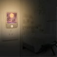 thumbnail image 2 of Yayeee 2-Pack Plug in LED Night Lights with Light Sensors Motion Detectors, Night Purple Road, 2 of 7