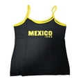 thumbnail image 3 of Trendfront Womens Y2K Scoop Neck Crop Tops Sleeveless Mexico Letter Graphic Retro 1982 Country Pride Casual Baby Tee, 3 of 3
