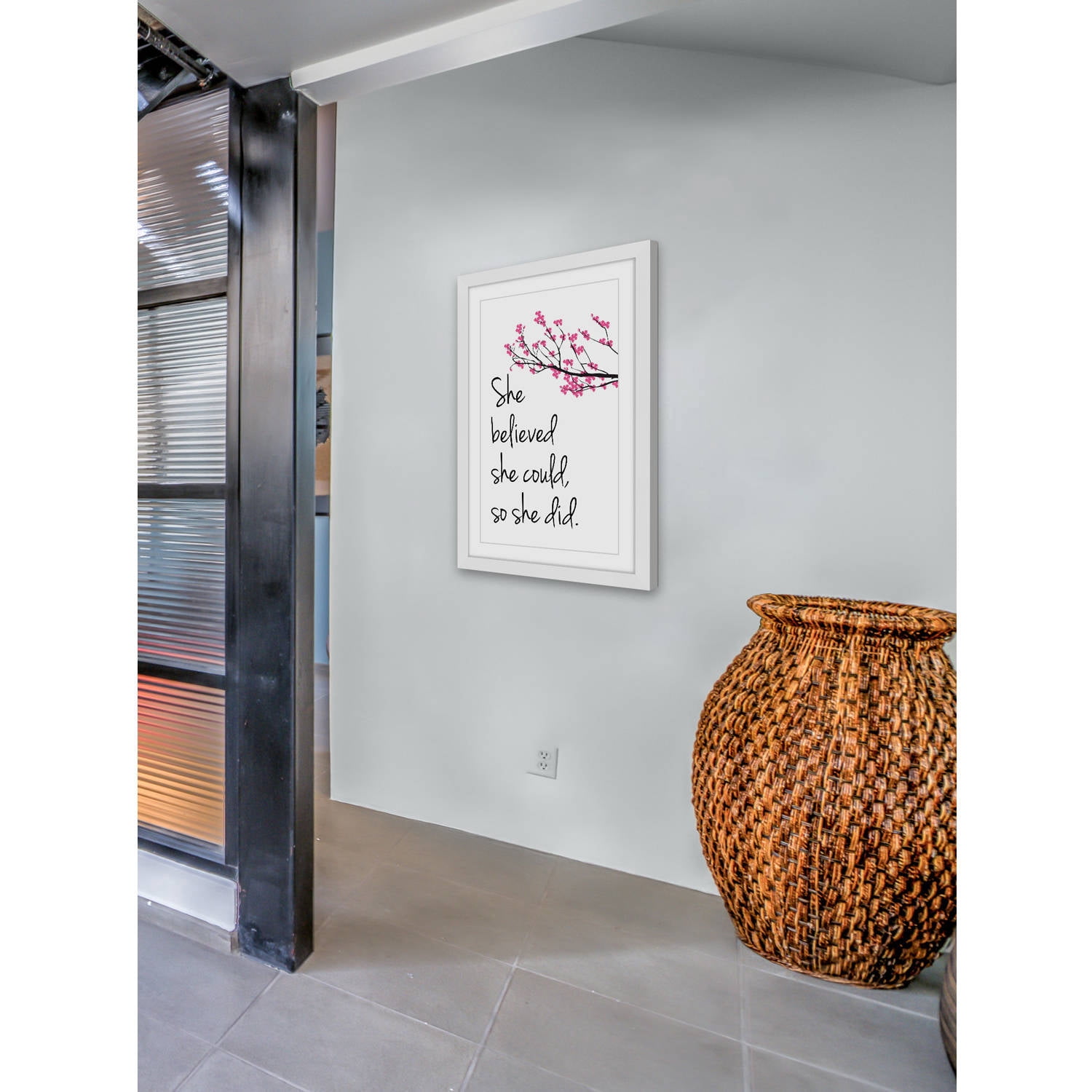 "She Believed" Framed Painting Print