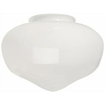 Craftmade K068 9" Wide Light Kit Shade For Craftmade Ceiling Fans - White